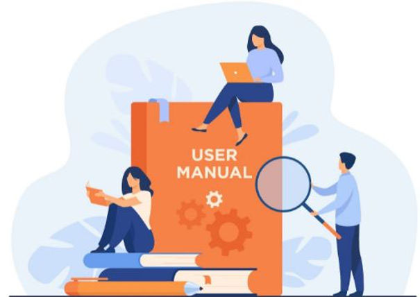 user manual illustration