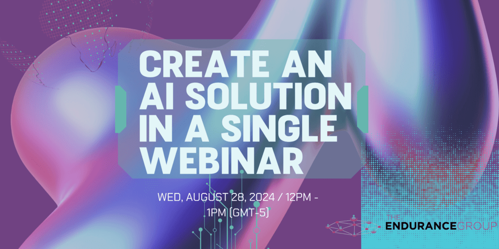 Create An AI Solution in A Single Webinar